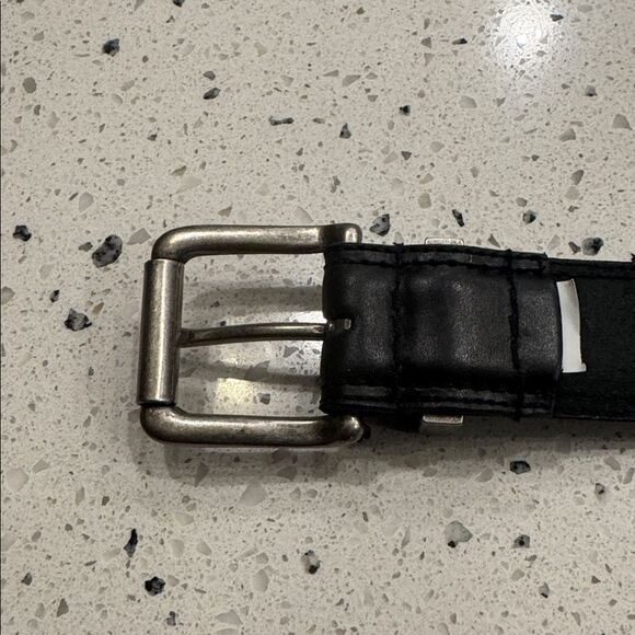 Dickies Genuine Men's Black Leather Belt Casual Work Sleek Size 44 NWOT - Picture 11 of 12